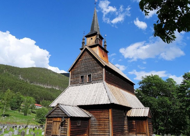 Kaupanger Stave Church, Kaupanger, Norway, Norway